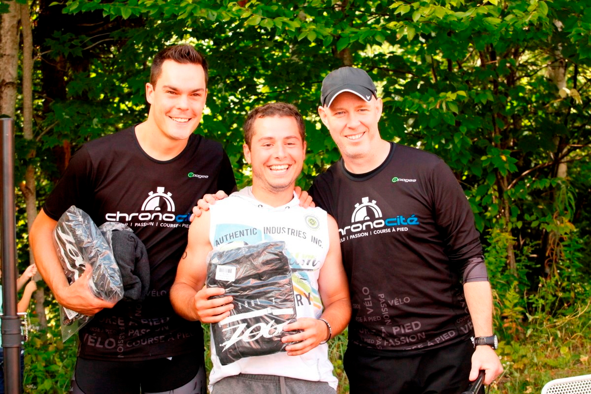 (299 photos) Plus de 150 braves pour le Premier Triathlon du Lac-Poulin
