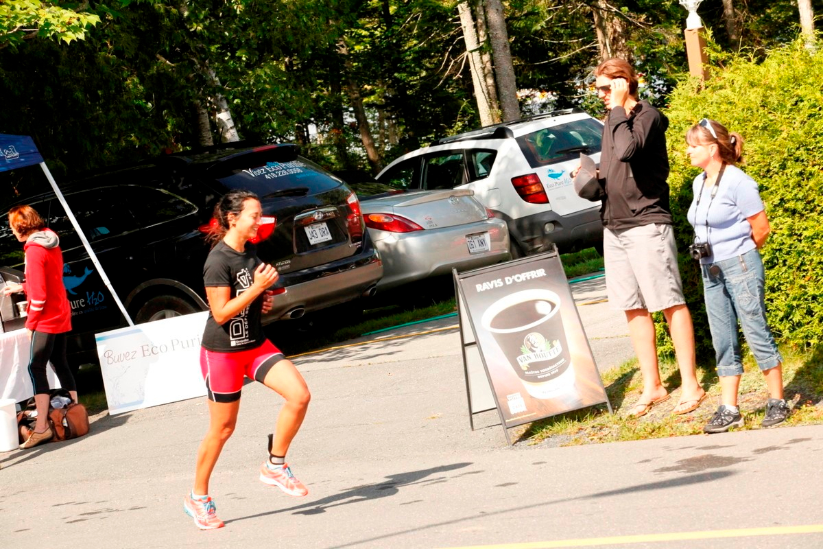 (299 photos) Plus de 150 braves pour le Premier Triathlon du Lac-Poulin