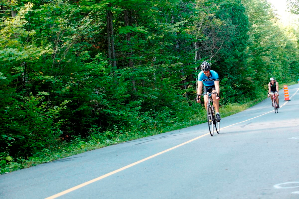 (299 photos) Plus de 150 braves pour le Premier Triathlon du Lac-Poulin