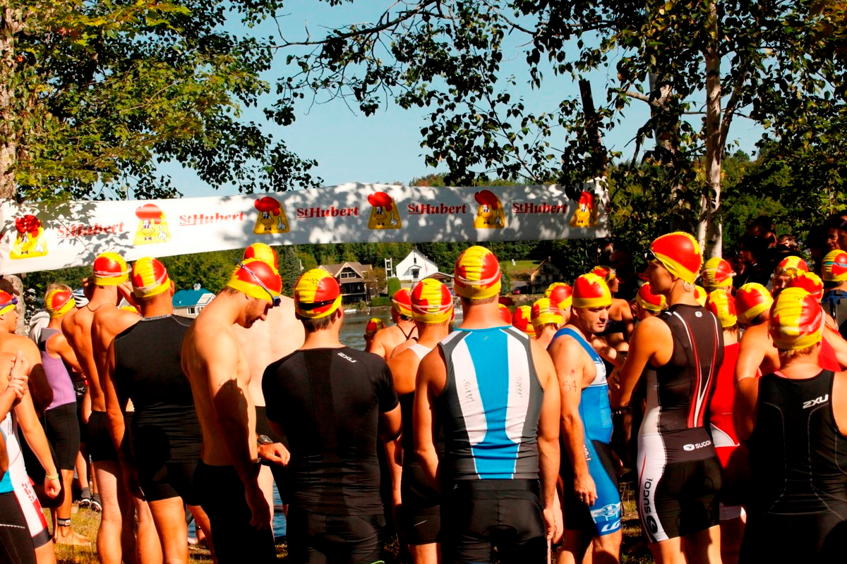 (299 photos) Plus de 150 braves pour le Premier Triathlon du Lac-Poulin