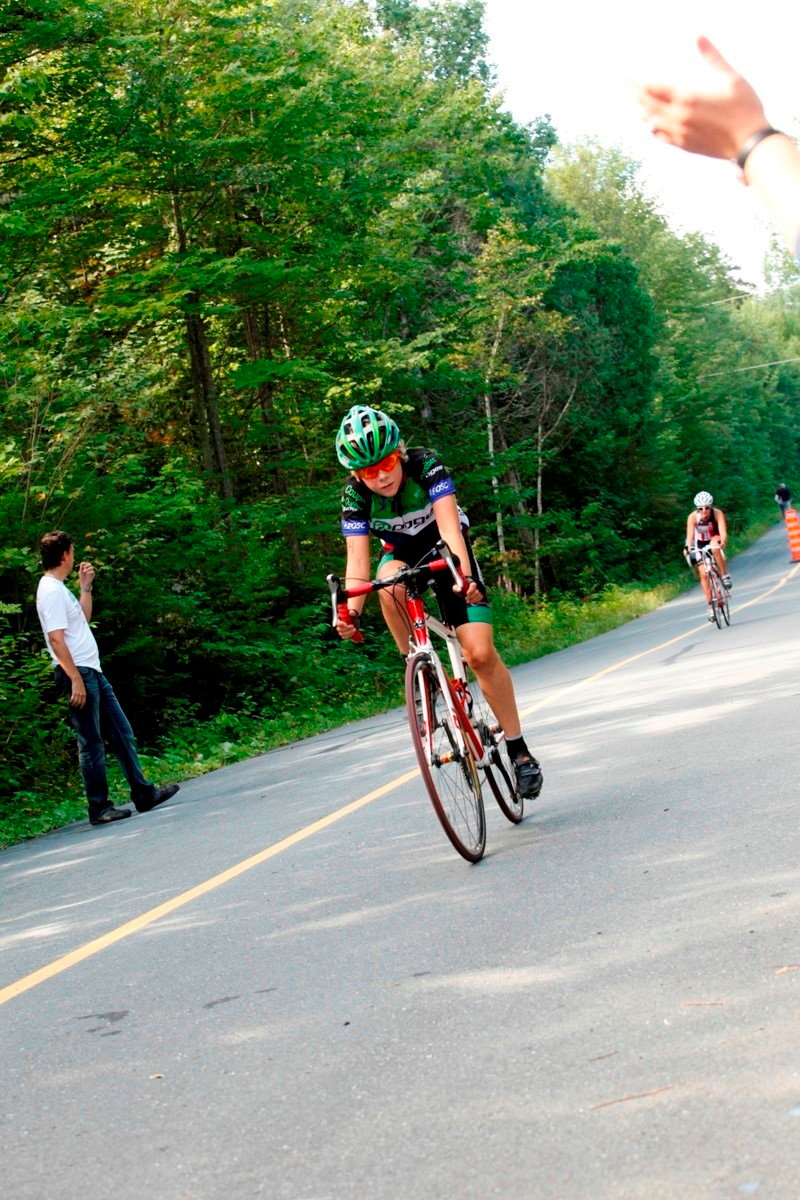 (299 photos) Plus de 150 braves pour le Premier Triathlon du Lac-Poulin