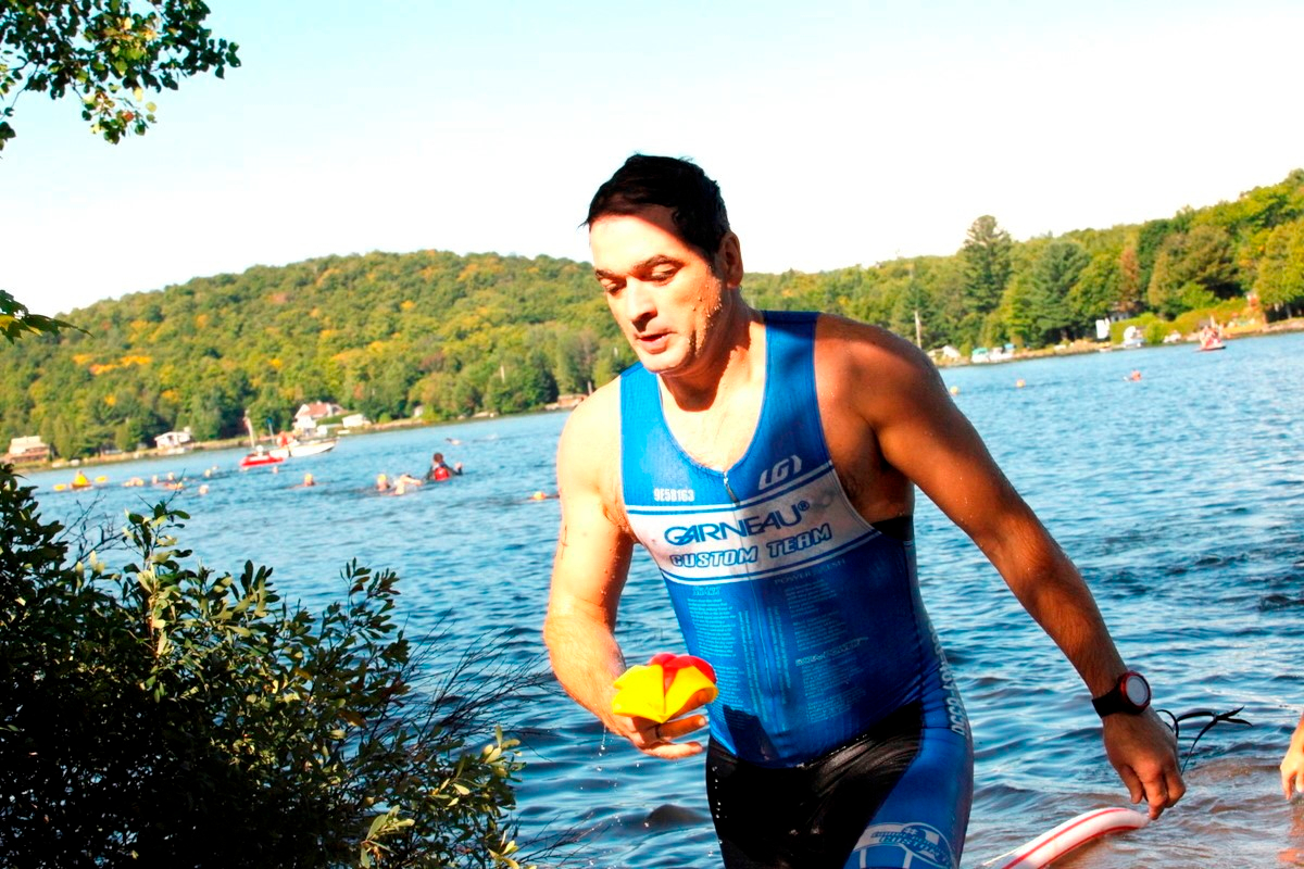 (299 photos) Plus de 150 braves pour le Premier Triathlon du Lac-Poulin
