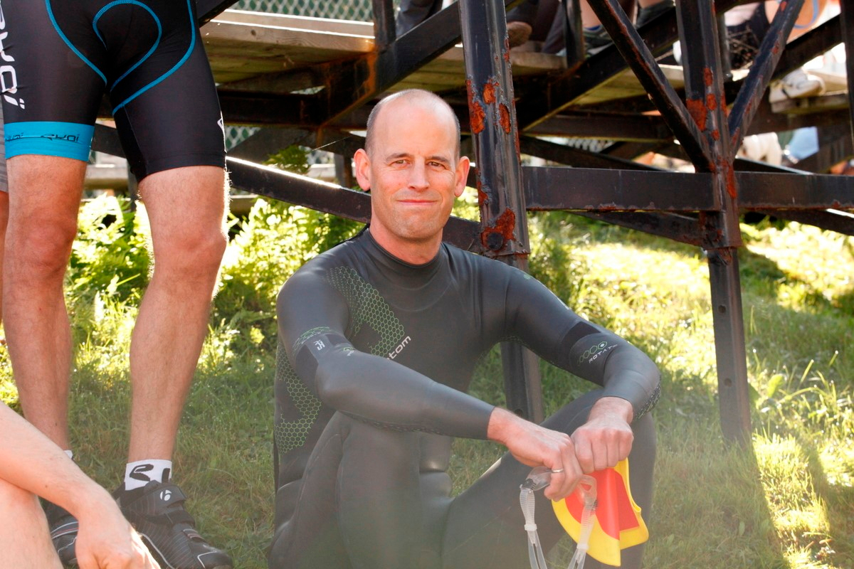 (299 photos) Plus de 150 braves pour le Premier Triathlon du Lac-Poulin
