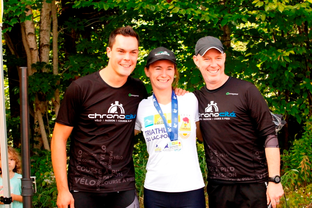 (299 photos) Plus de 150 braves pour le Premier Triathlon du Lac-Poulin