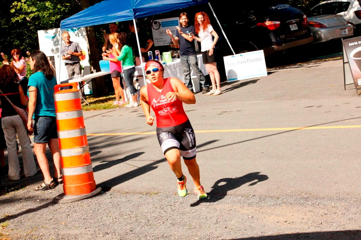 (299 photos) Plus de 150 braves pour le Premier Triathlon du Lac-Poulin