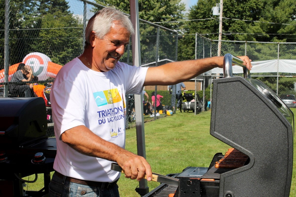(299 photos) Plus de 150 braves pour le Premier Triathlon du Lac-Poulin