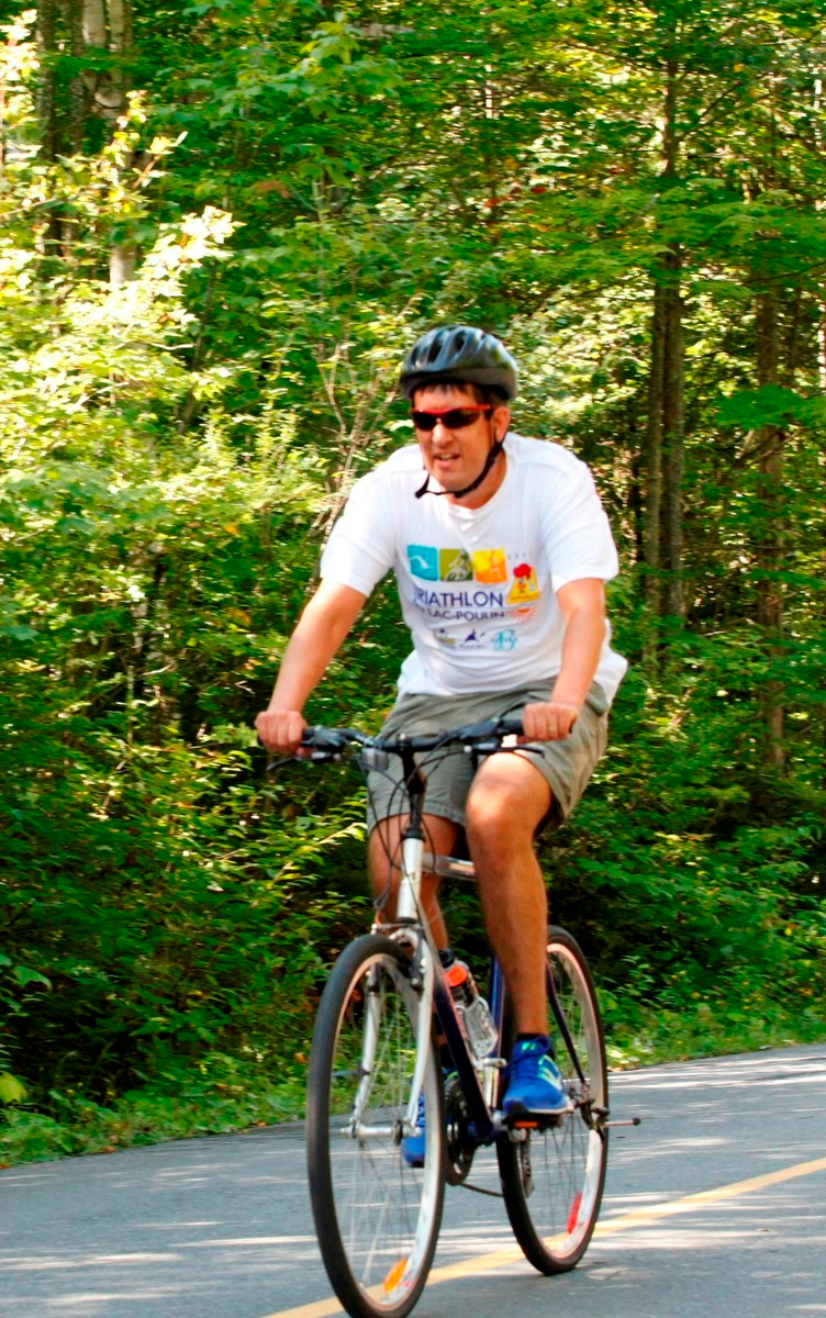 (299 photos) Plus de 150 braves pour le Premier Triathlon du Lac-Poulin