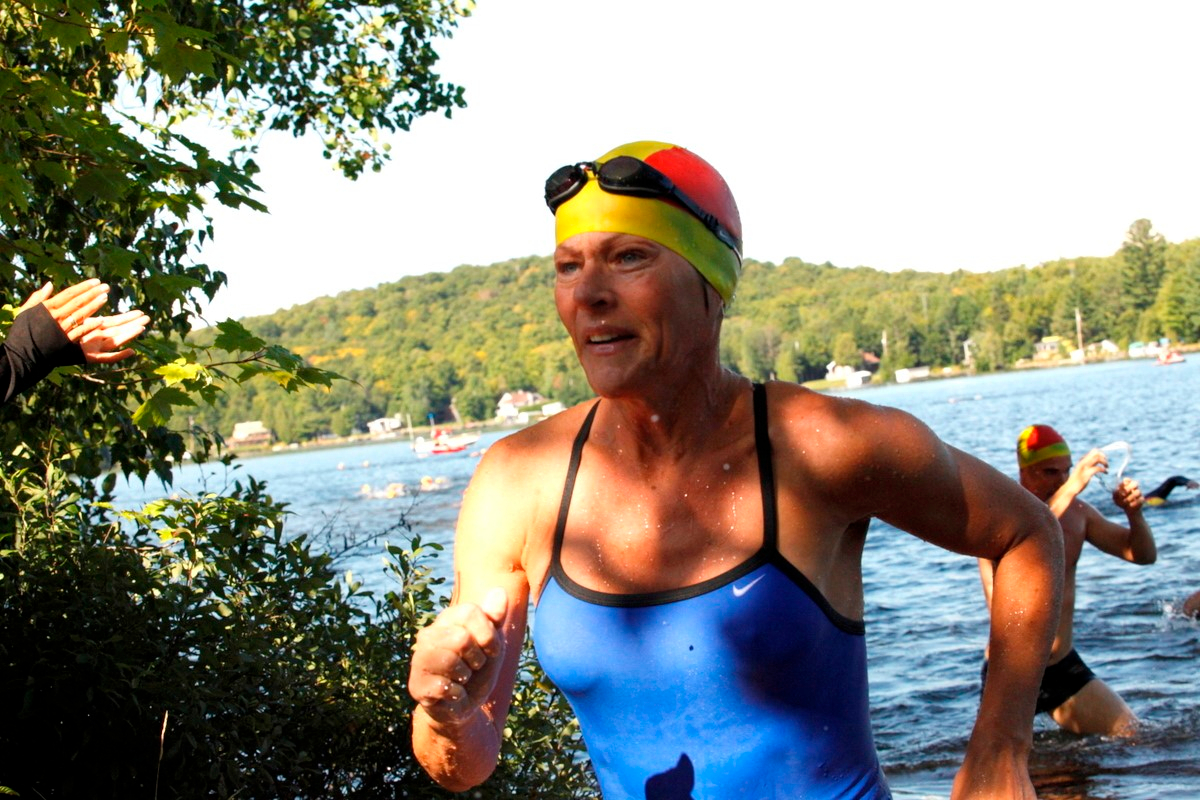 (299 photos) Plus de 150 braves pour le Premier Triathlon du Lac-Poulin