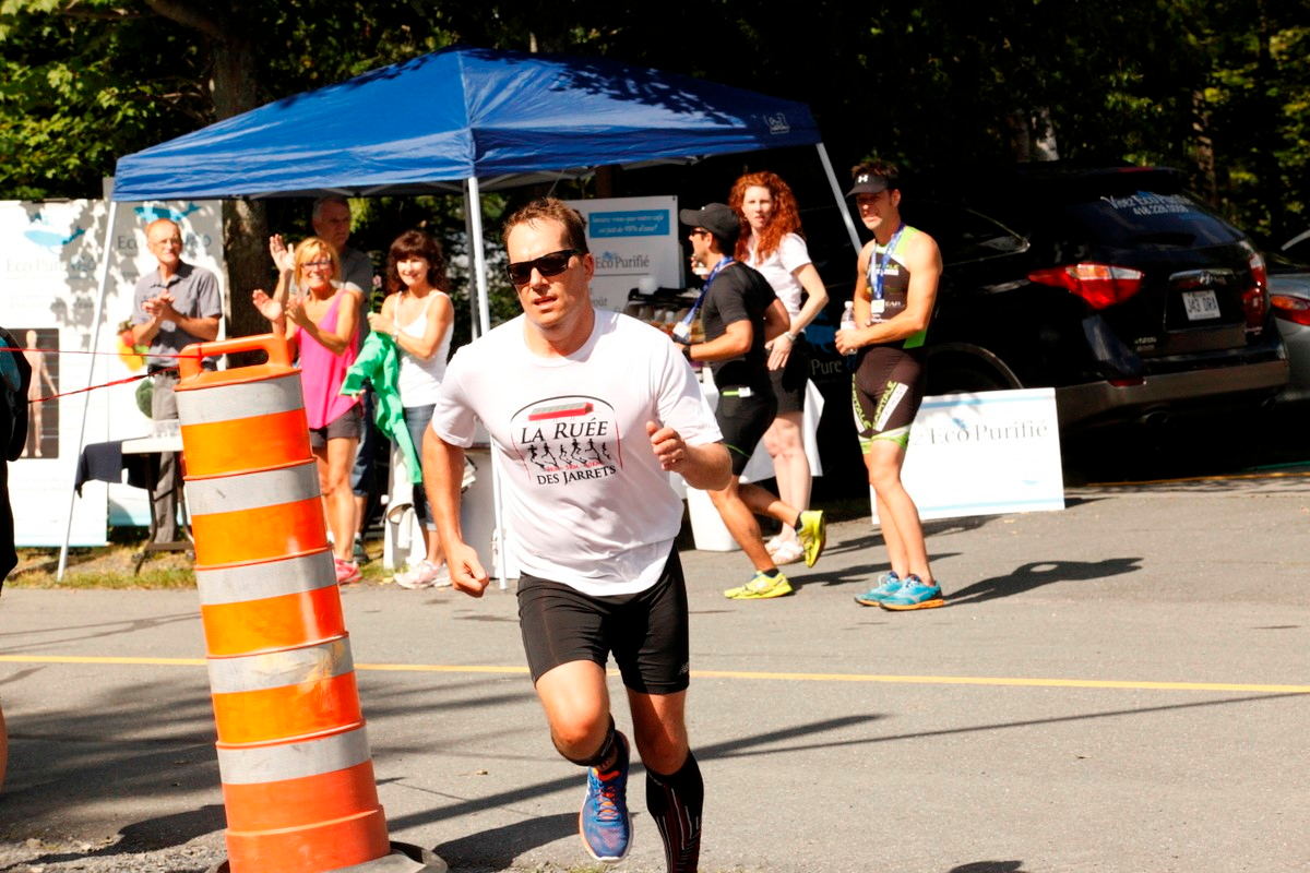 (299 photos) Plus de 150 braves pour le Premier Triathlon du Lac-Poulin