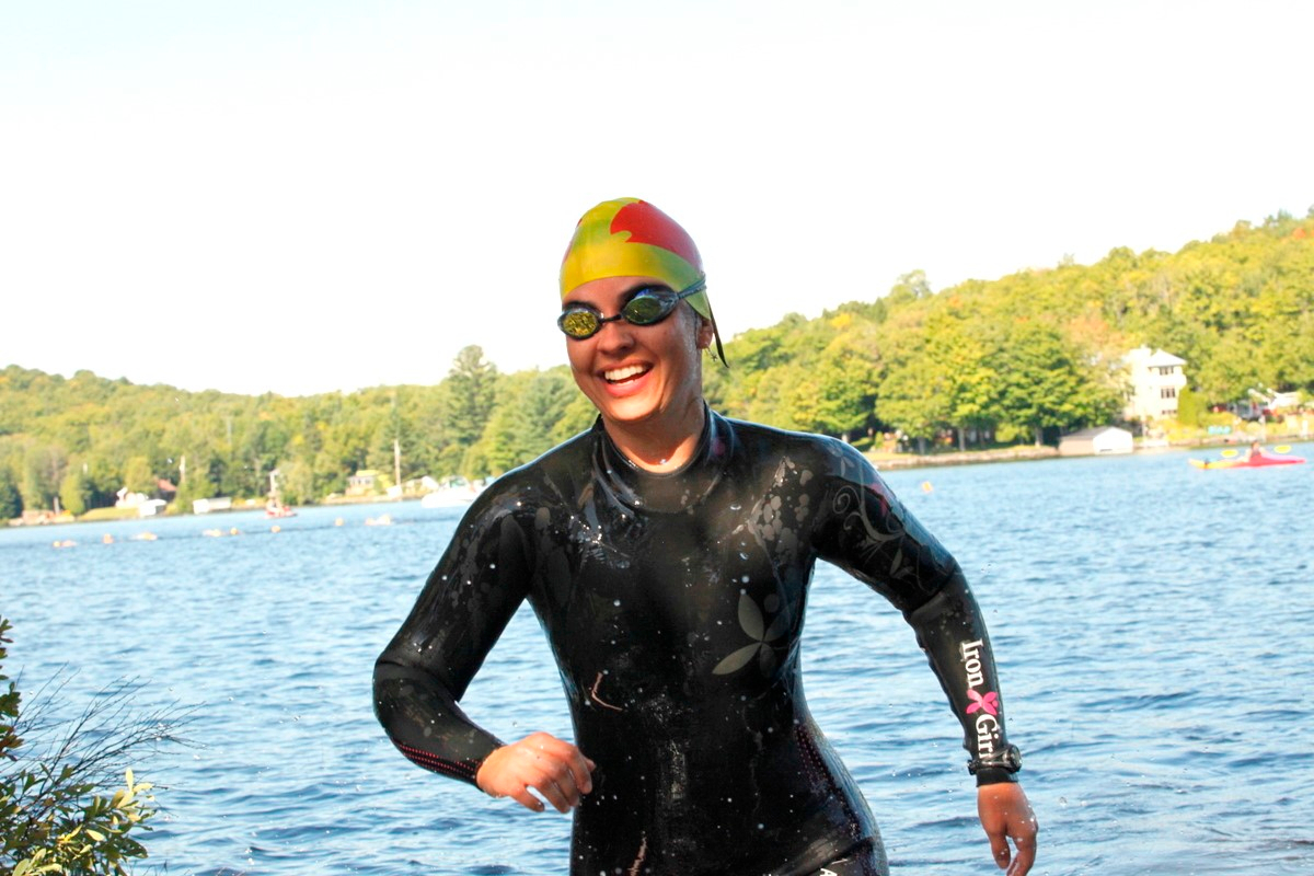 (299 photos) Plus de 150 braves pour le Premier Triathlon du Lac-Poulin