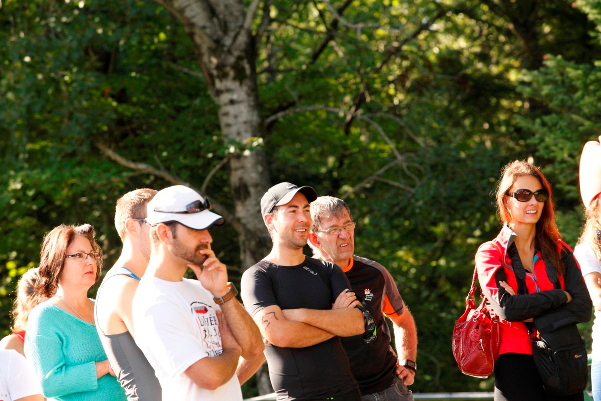 (299 photos) Plus de 150 braves pour le Premier Triathlon du Lac-Poulin