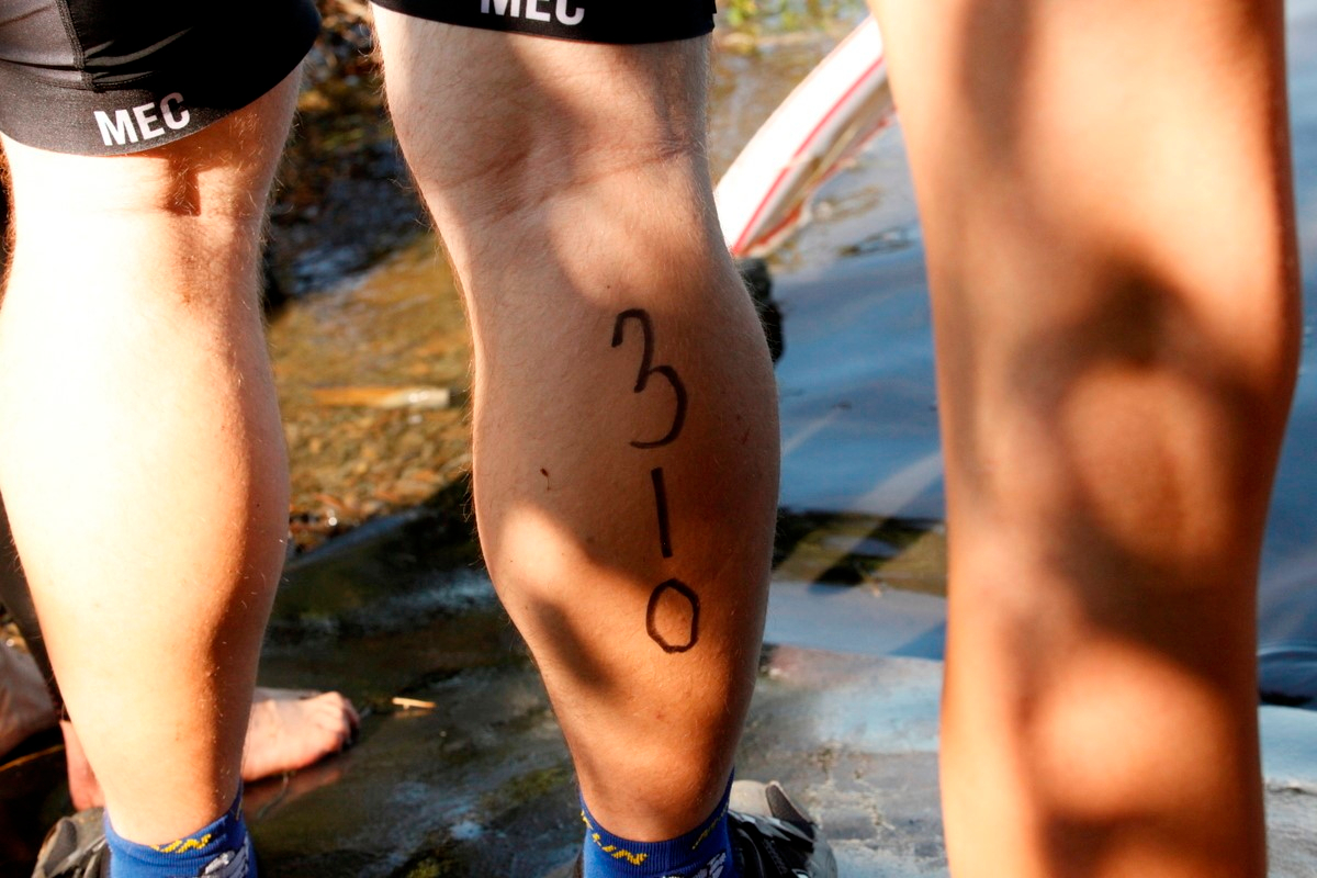 (299 photos) Plus de 150 braves pour le Premier Triathlon du Lac-Poulin