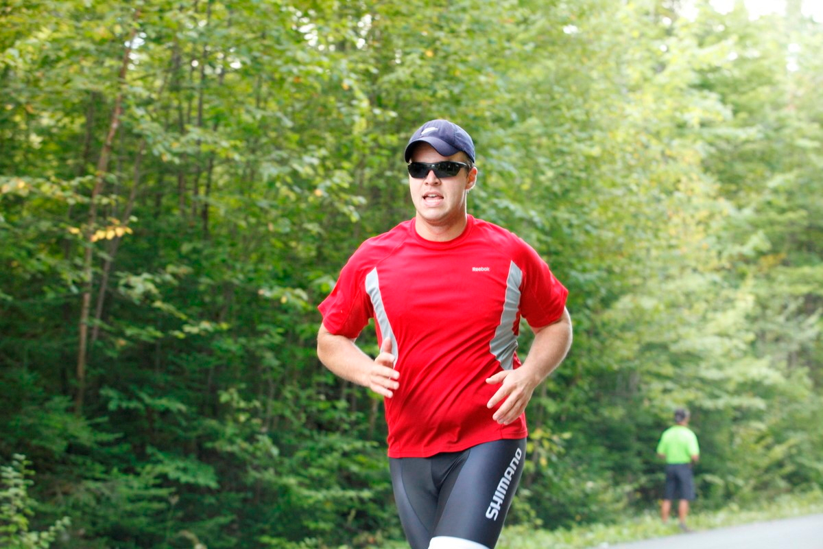 (299 photos) Plus de 150 braves pour le Premier Triathlon du Lac-Poulin