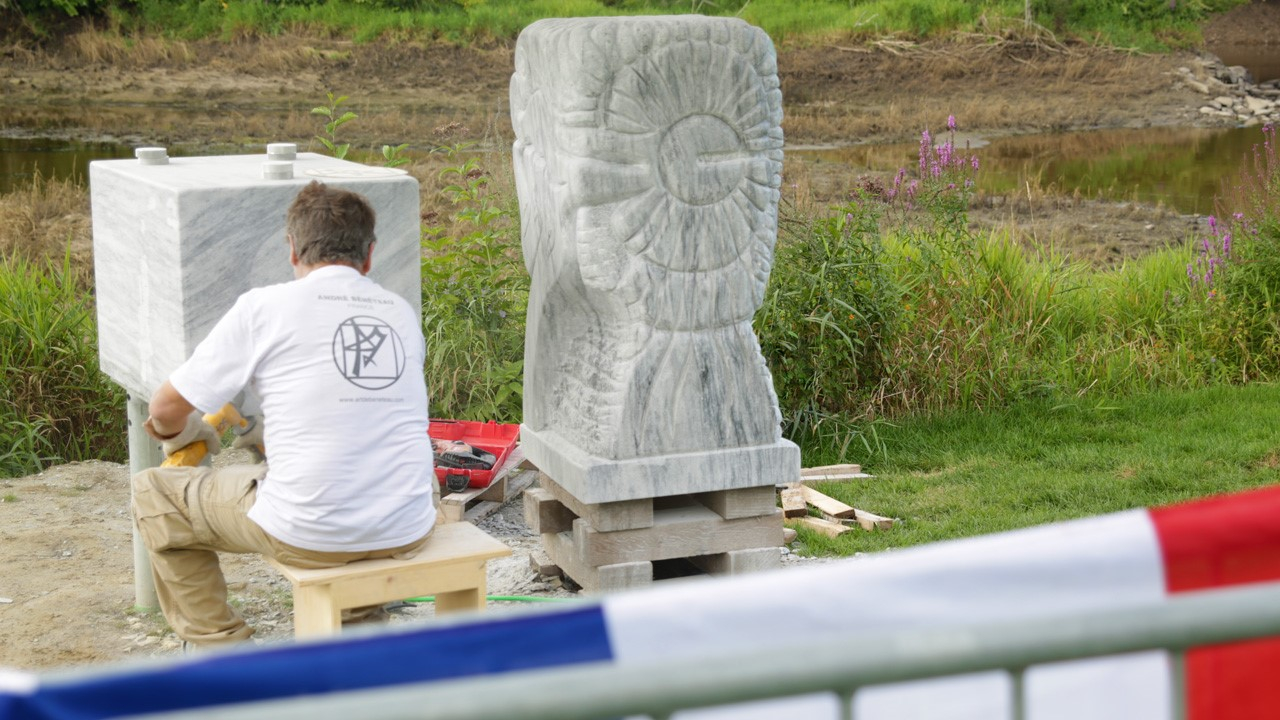 International de sculpture: le « Sublime rendez-vous » d’André Bénéteau à Saint-Georges