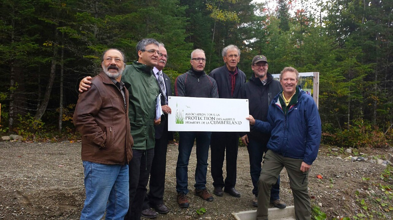 L’Association pour la protection des milieux humides de la Cumberland (APMHC) et ses partenaires ont procédé le 23 septembre dernier à l’inauguration officielle de la réserve naturelle de la Cumberland et de son sentier d’interprétation de la faune.