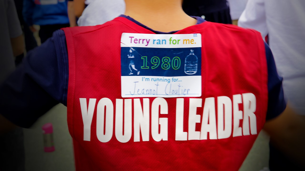 Les élèves de l’école Vision Beauce à Sainte-Marie relèvent le défi de course Terry Fox