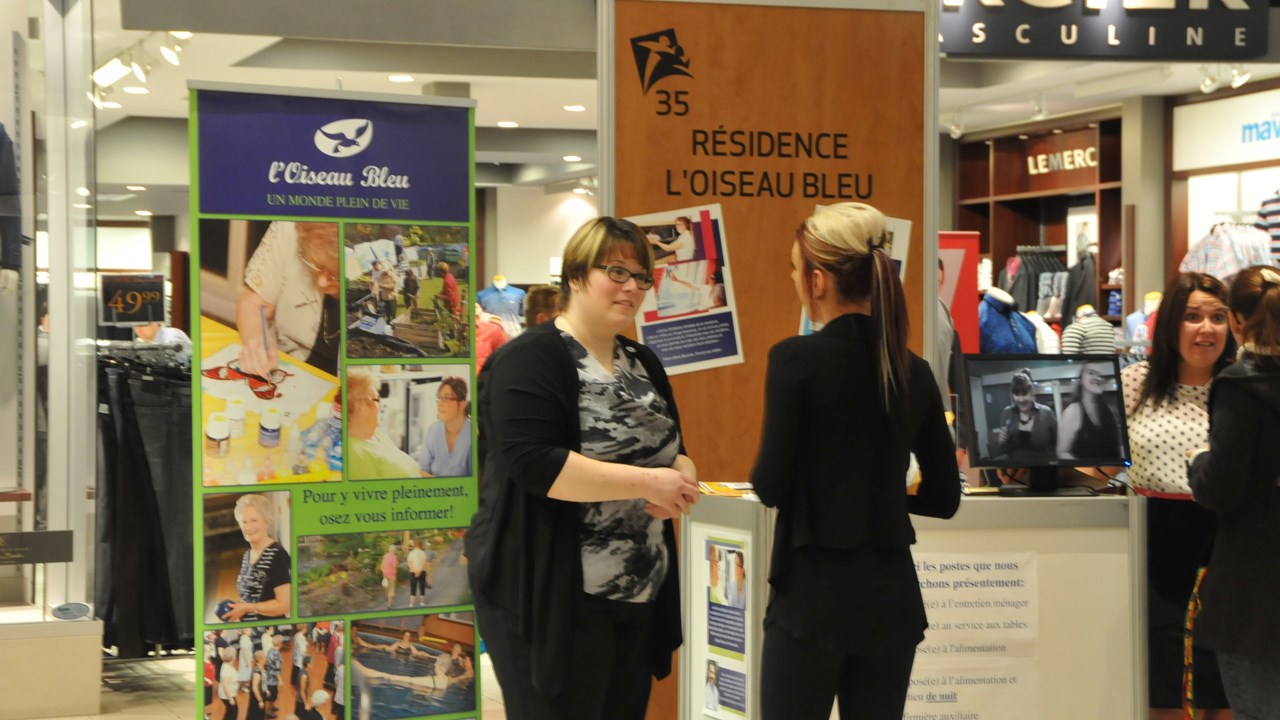 La Foire de l'emploi est officiellement commencée au Carrefour Saint-Georges