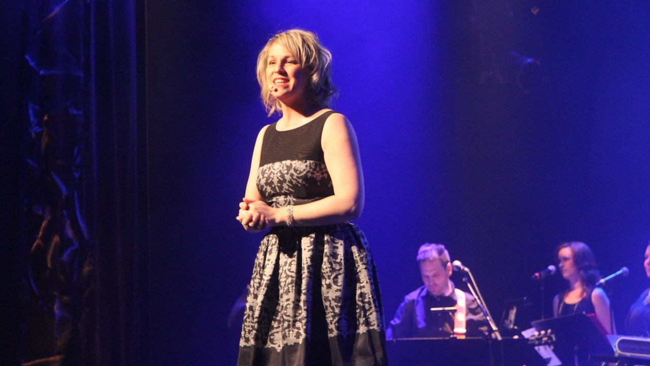 Karina Lehoux était l'animatrice de la soirée.