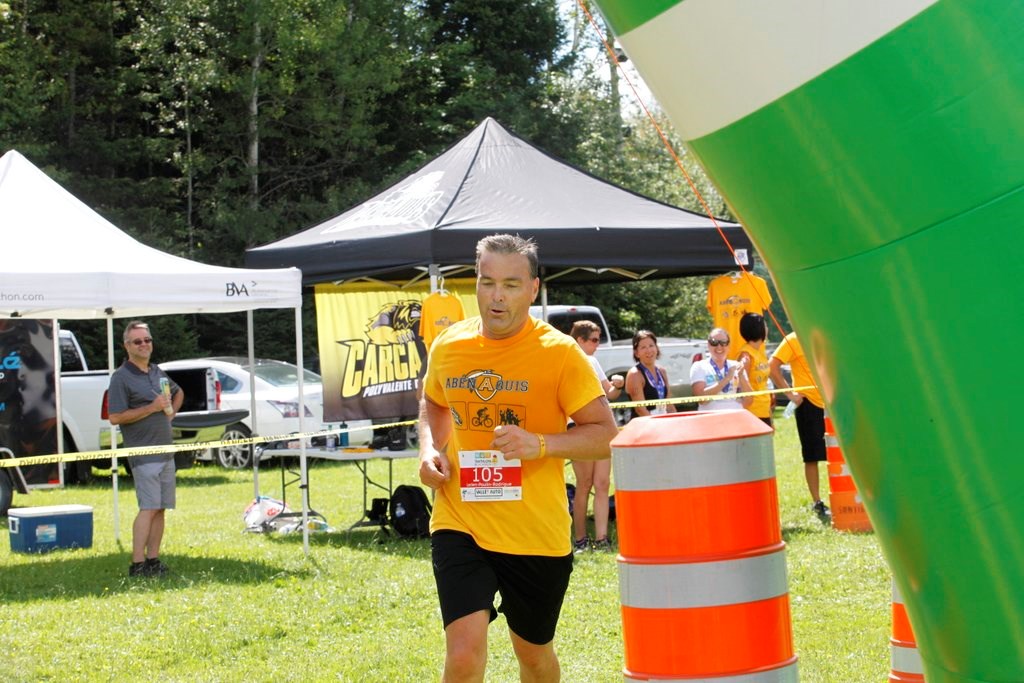 Le Triathlon du Lac-Poulin permet d'amasser 23 500$ pour la bonne cause