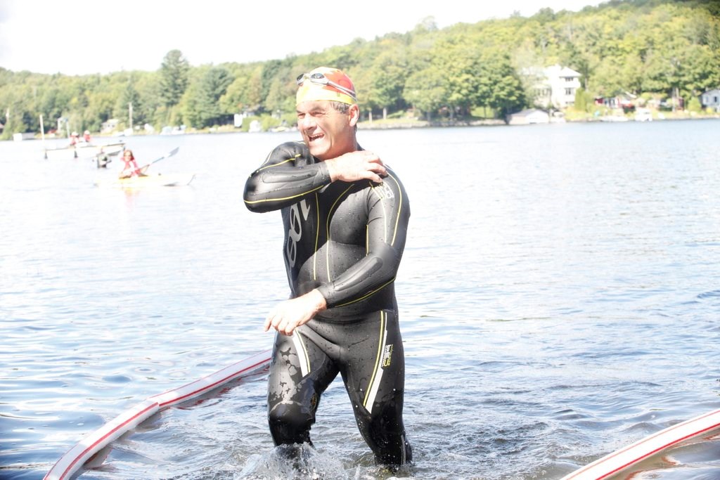 Le Triathlon du Lac-Poulin permet d'amasser 23 500$ pour la bonne cause