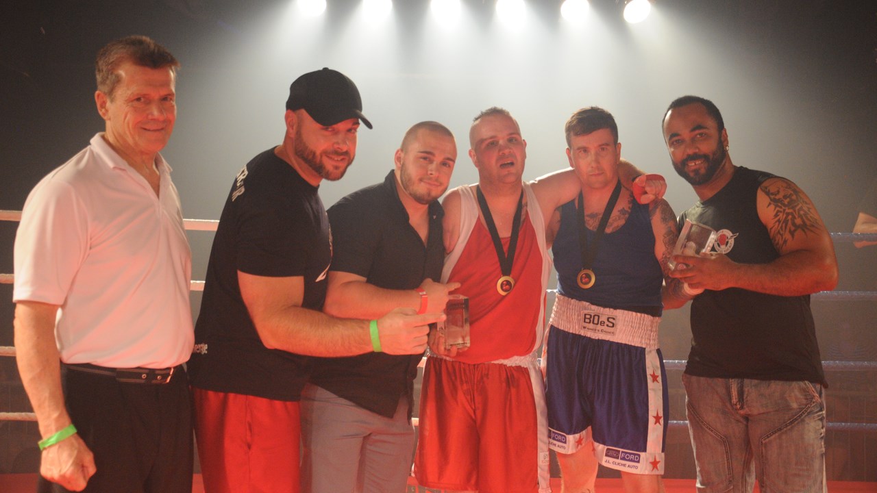 Victoire percutante d'Hubert Poulin lors du Gala de boxe Dooly's