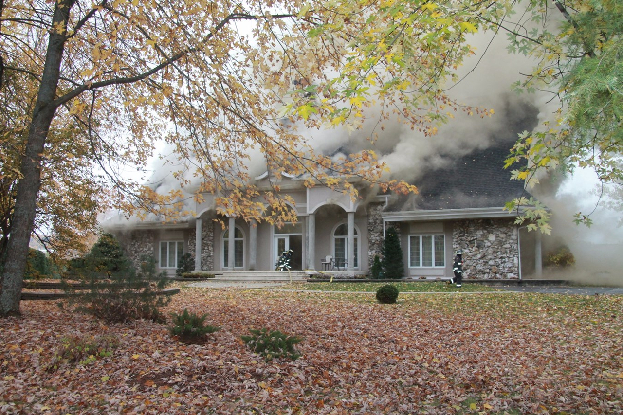 Incendie majeur sur la 1re Avenue Ouest à Saint-Georges