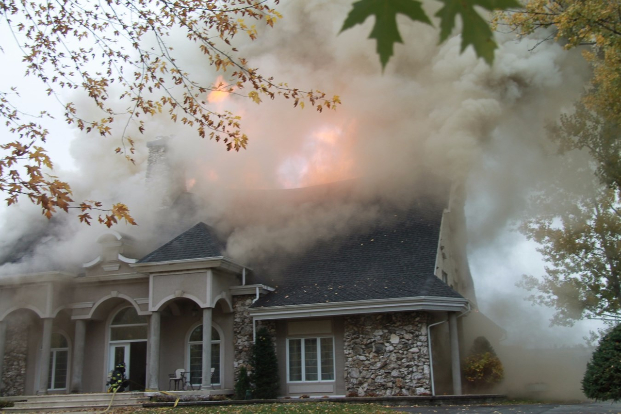 Incendie majeur sur la 1re Avenue Ouest à Saint-Georges