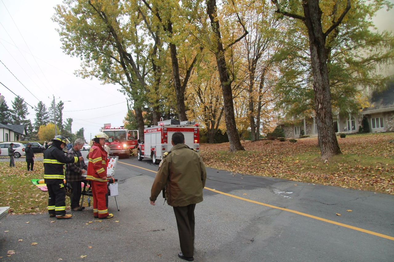 Incendie majeur sur la 1re Avenue Ouest à Saint-Georges