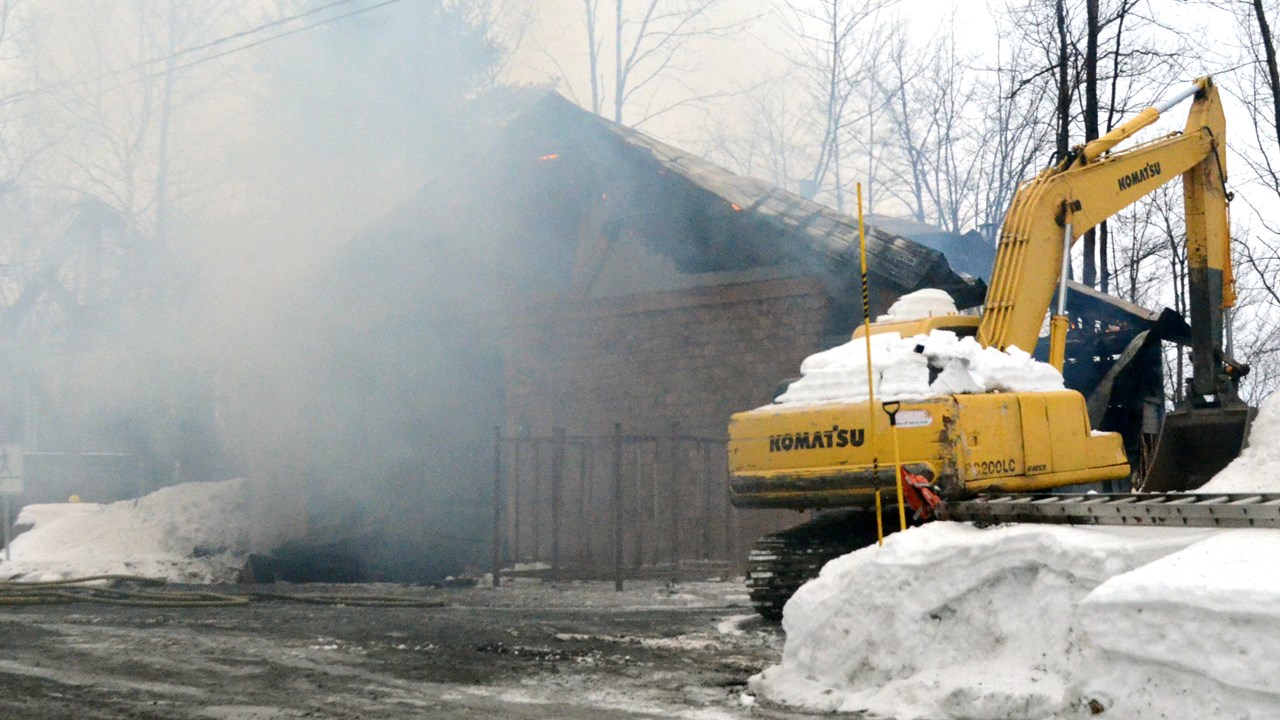 Incendie au NRJ spa nordique de Saint-Alfred