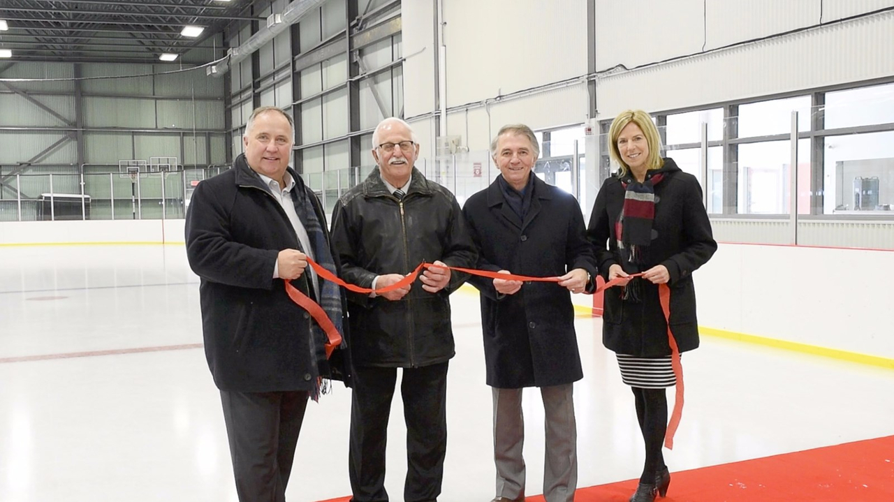 Inauguration officielle de l’aréna de Saint-Martin, un projet récréatif de 3,6M$