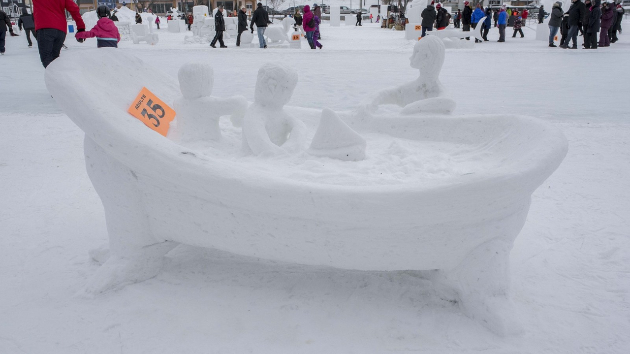 Découvrez tous les résultats du concours de sculptures sur neige de Saint-Georges