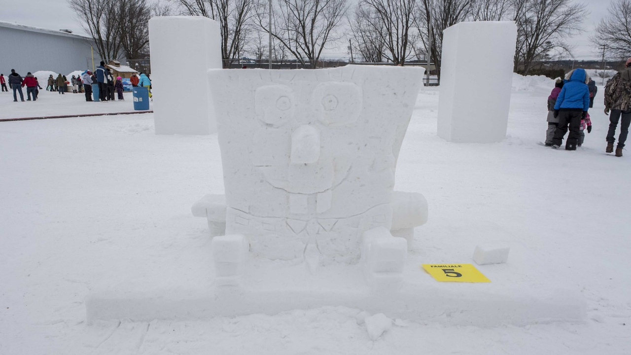 Découvrez tous les résultats du concours de sculptures sur neige de Saint-Georges