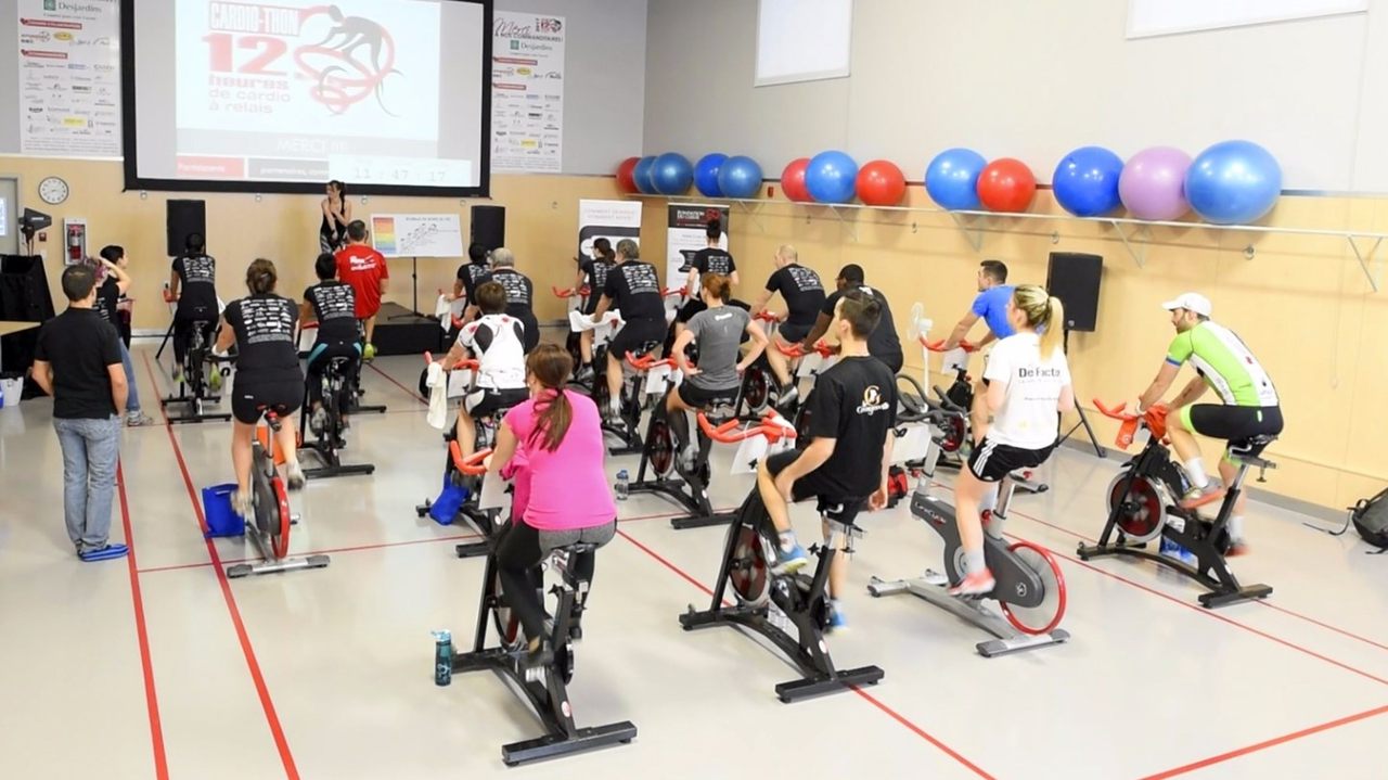 Le coup d'envoi du 4e « Cardio-thon du coeur » a été lancé à 8h samedi matin.