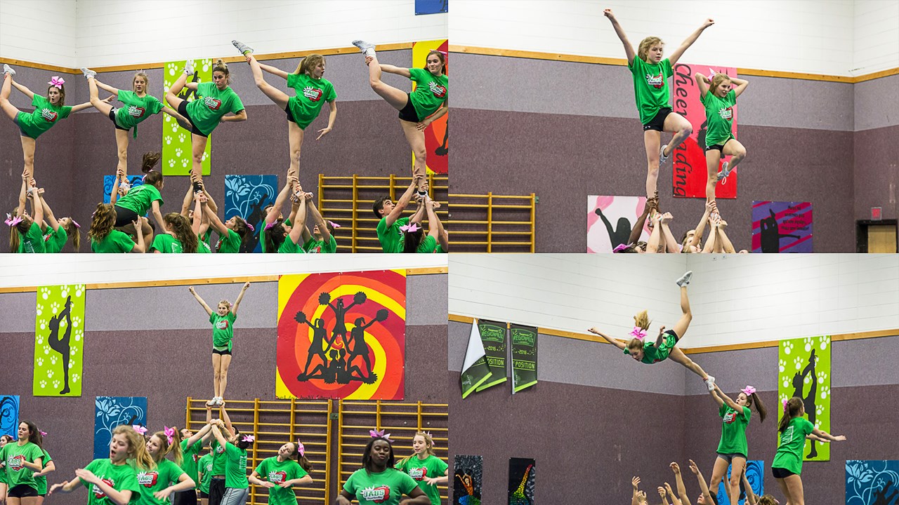 Les Jabs courent la chance de gagner une place pour le championnat du monde de cheerleading.