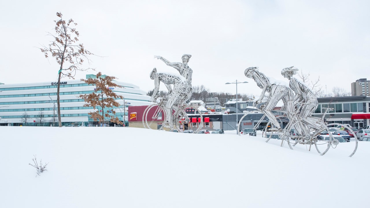 Quelques images avant et après le passage de la tempête à Saint-Georges