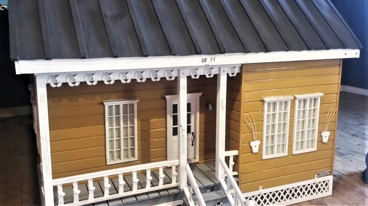 La 86e maison qu'Ernest Baillargeon a créée. Il lui a fallu un total de 71 heures pour la réaliser.