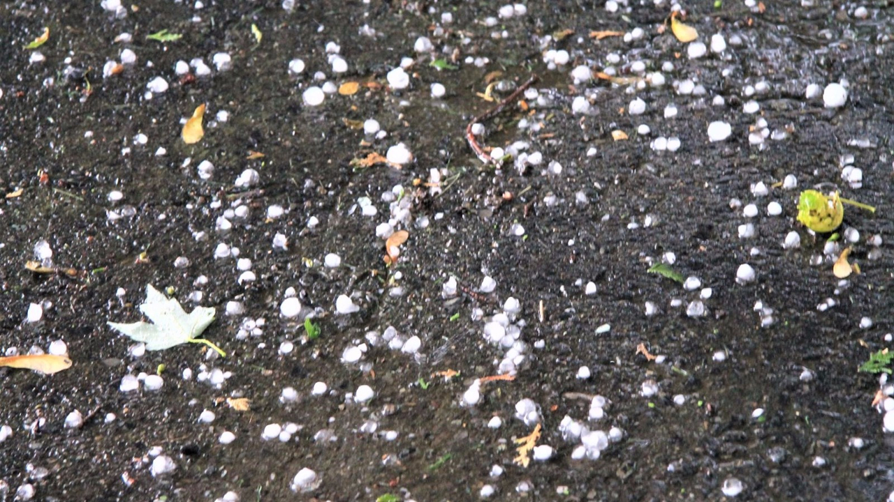 Des grêlons de plus d'un centimètre de diamètre à Saint-Georges