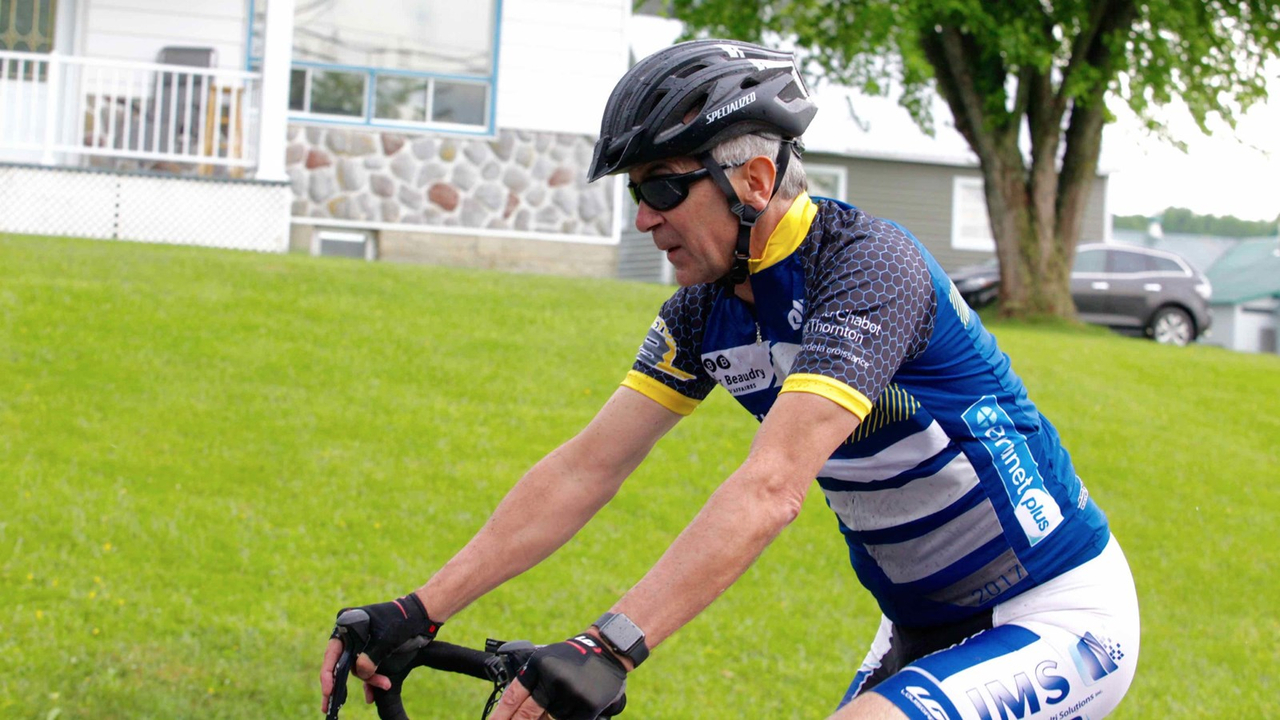 La grêle, le vent, la pluie : rien n'arrête les cyclistes du Défi Tour de Beauce 2017