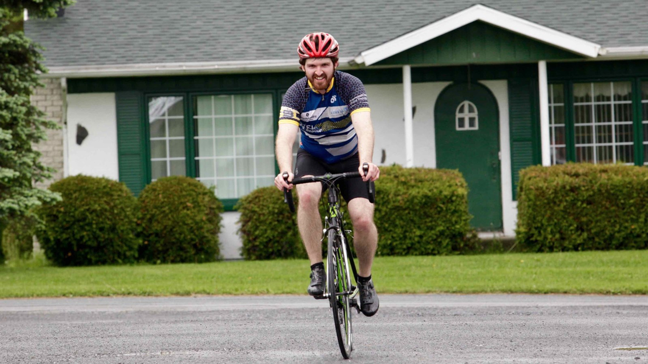 La grêle, le vent, la pluie : rien n'arrête les cyclistes du Défi Tour de Beauce 2017