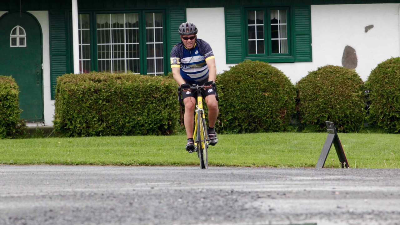 La grêle, le vent, la pluie : rien n'arrête les cyclistes du Défi Tour de Beauce 2017