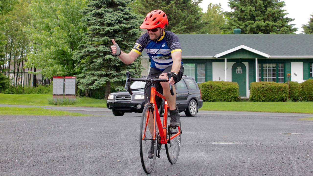 La grêle, le vent, la pluie : rien n'arrête les cyclistes du Défi Tour de Beauce 2017
