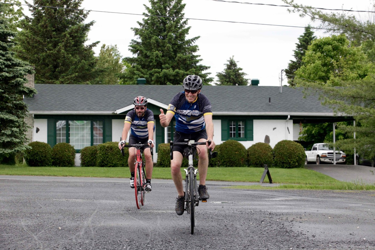 La grêle, le vent, la pluie : rien n'arrête les cyclistes du Défi Tour de Beauce 2017