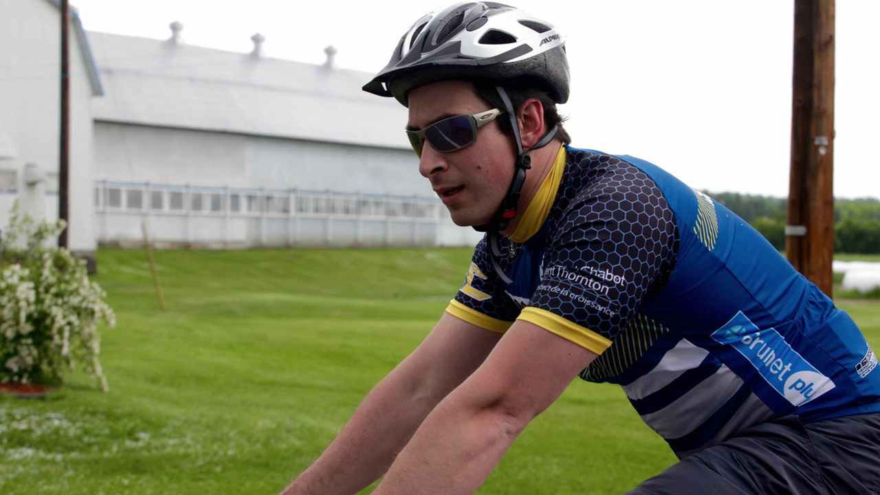 La grêle, le vent, la pluie : rien n'arrête les cyclistes du Défi Tour de Beauce 2017