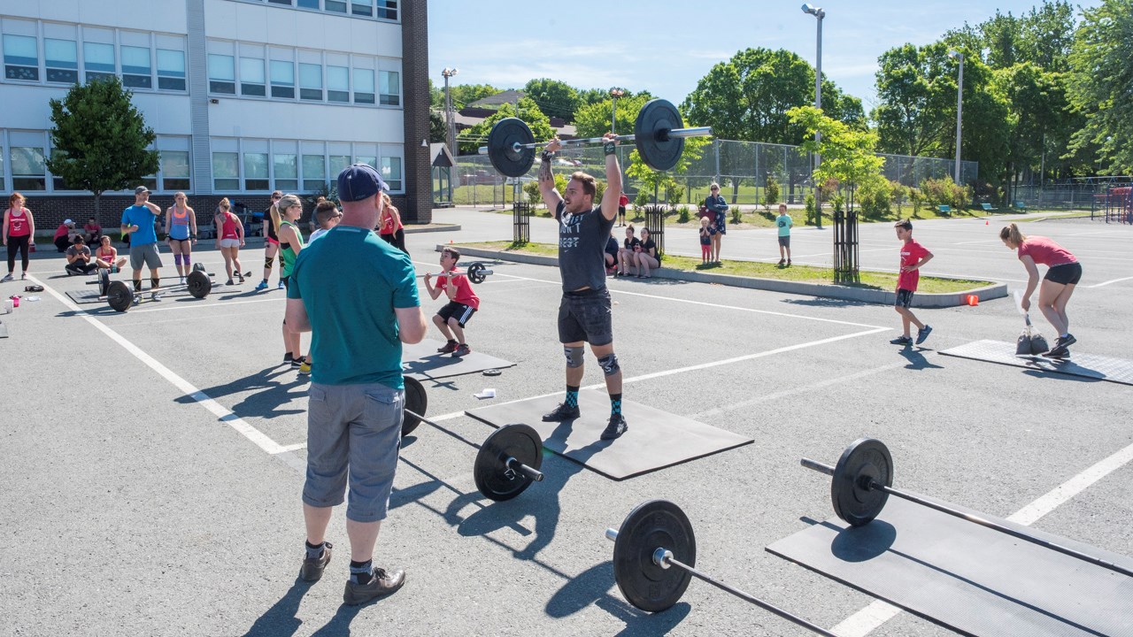 Plusieurs centaines de personnes ont profité du soleil au Festival sportif de Sainte-Marie