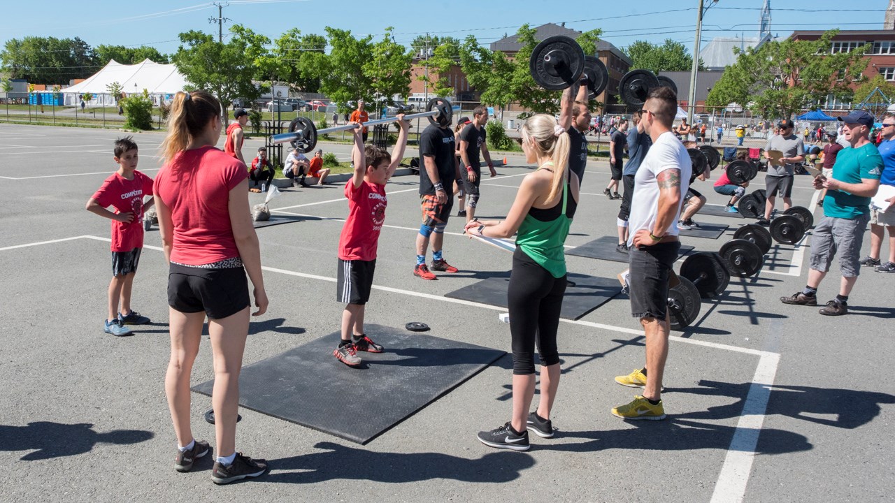 Plusieurs centaines de personnes ont profité du soleil au Festival sportif de Sainte-Marie
