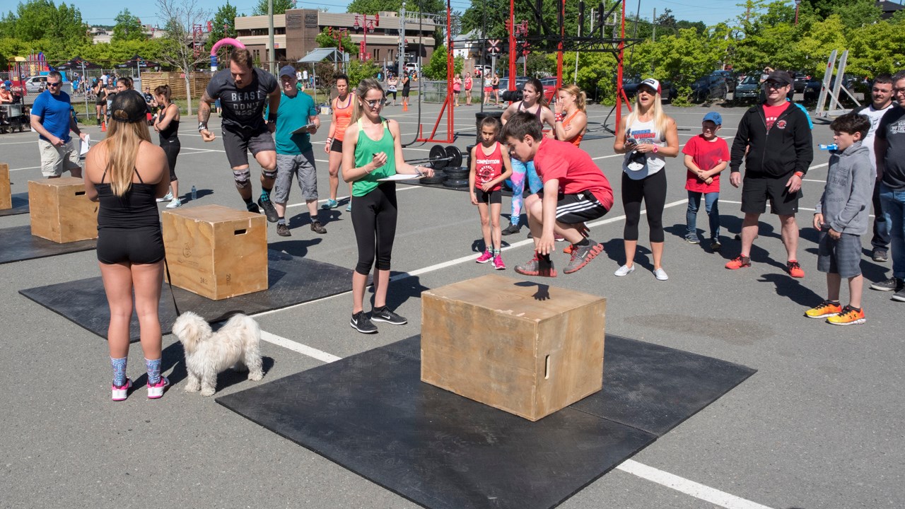 Plusieurs centaines de personnes ont profité du soleil au Festival sportif de Sainte-Marie