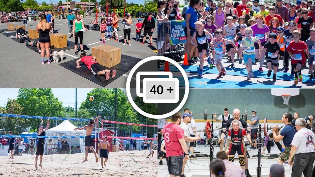 Plusieurs centaines de personnes ont profité du soleil au Festival sportif de Sainte-Marie