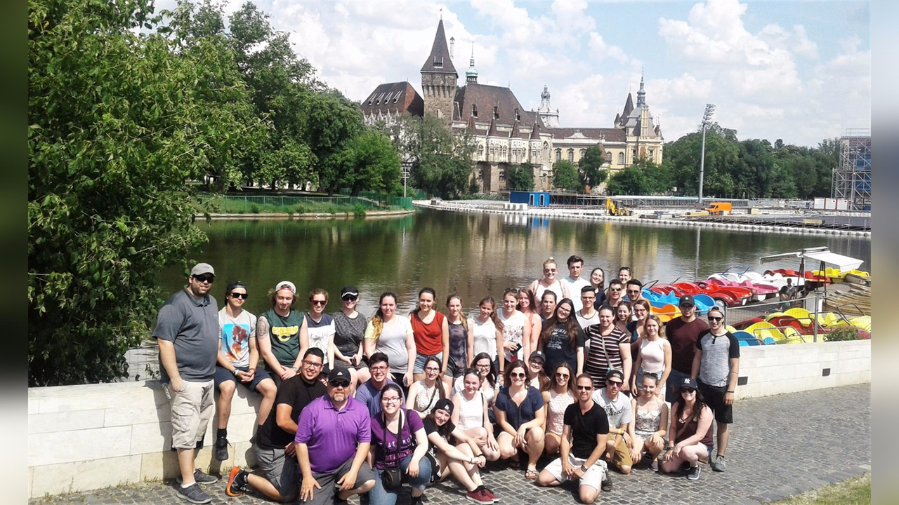 Les finissants en Sciences humaines du Cégep Beauce-Appalaches à Budapest.