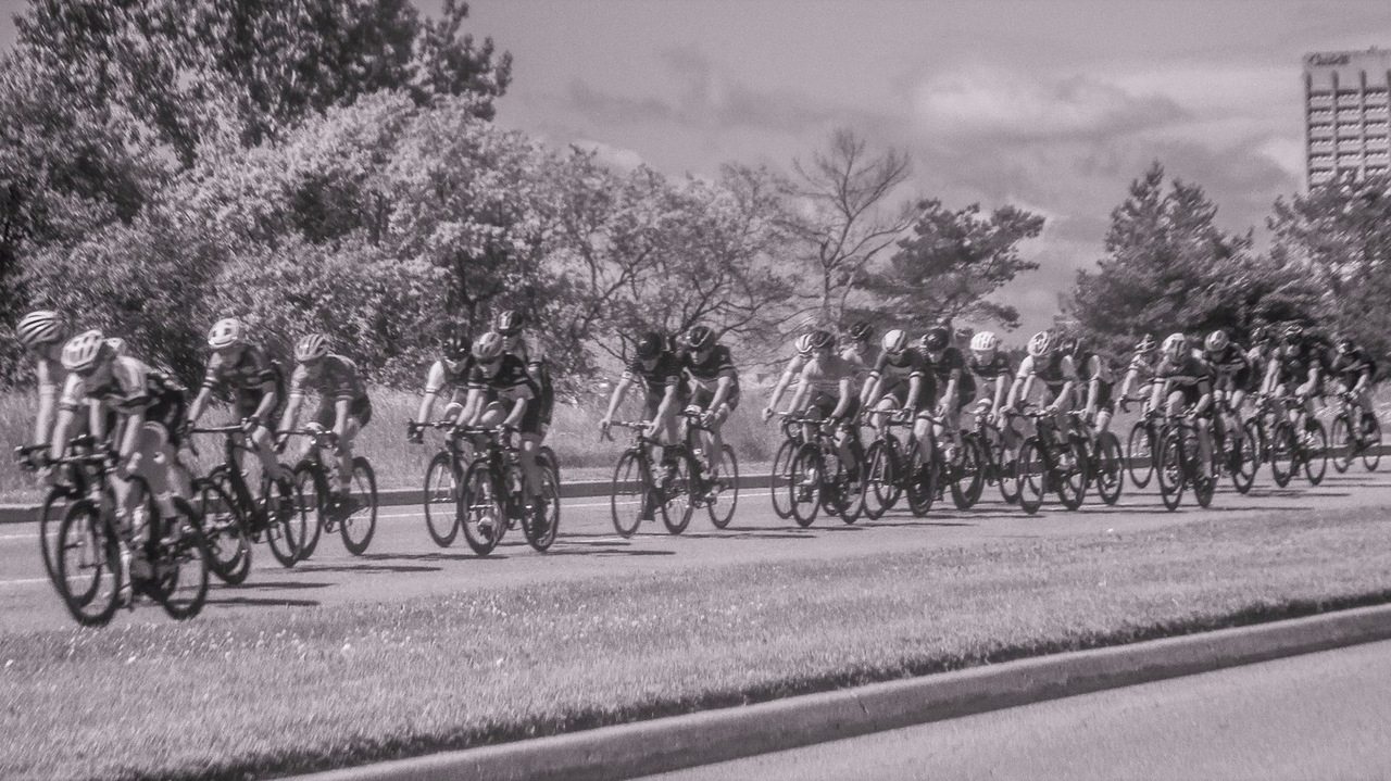Le cycliste beauceron Guillaume Davidson lors de l'épreuve de la course sur route aux Championnats canadiens d'Ottawa le 24 juin 2017.
