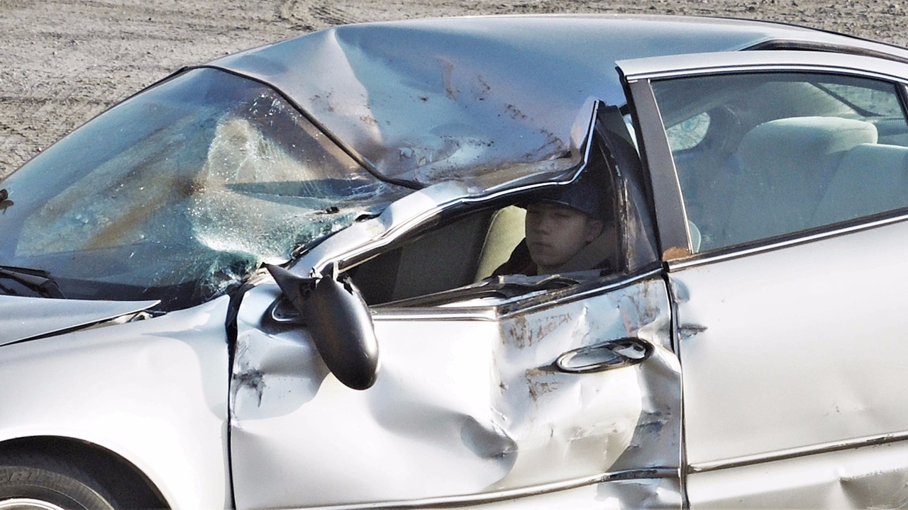 Simulation d'accident et exercice de désincarcération à Saint-Victor
